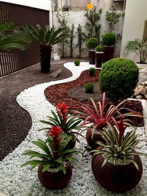 25 Beautiful Gardens With White Rocks |  White rock garden ideas 8