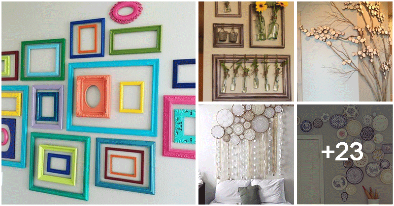 28 simple and creative wall art decoration ideas