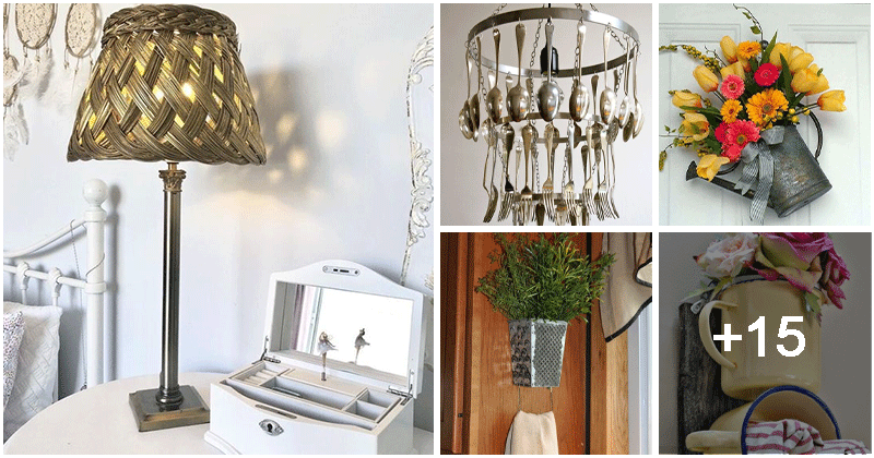 20 Recycled Old Kitchen Items To Decorate Home Ideas