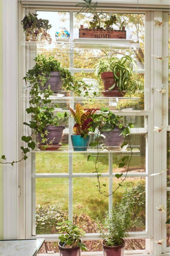 25 simple and easy ideas for decorating the windowsill - 157
