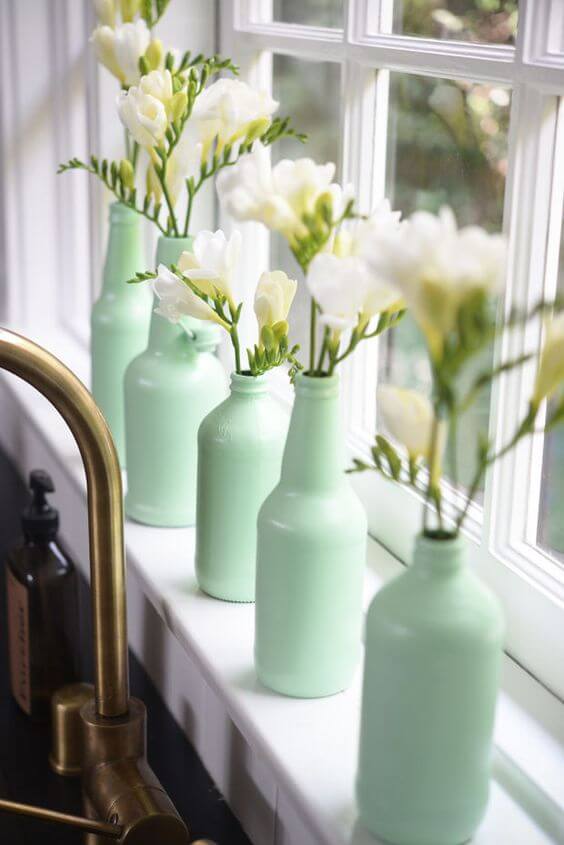 25 simple and easy ideas for decorating the windowsill - 189