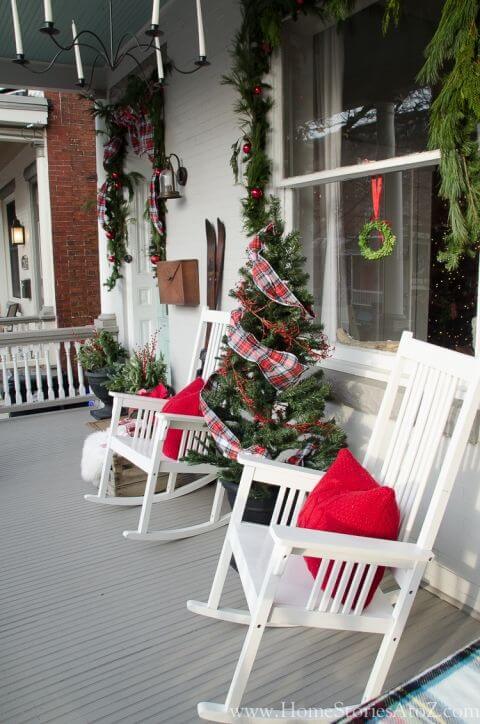 20 fabulous winter porch decorating ideas - 153