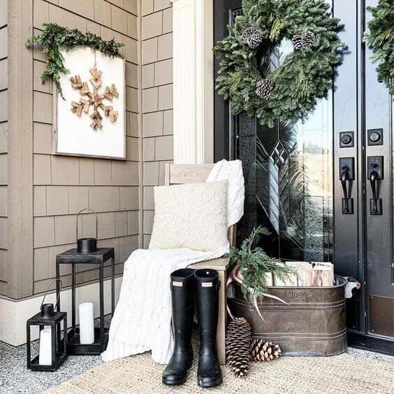 20 fabulous winter porch decorating ideas - 165