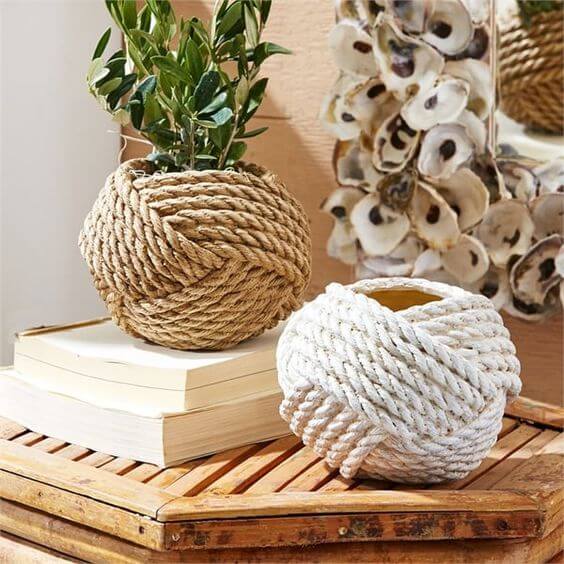 20 DIY nautical rope crafts that you can easily make at home - 149