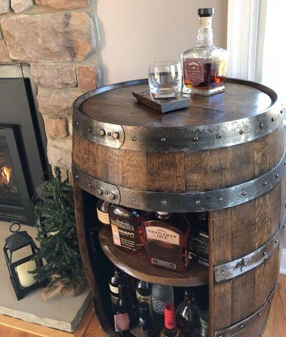 22 useful recycled wine barrel ideas to decorate your home - 171