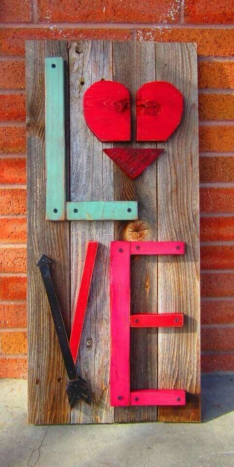 30 DIY pallet art projects to decorate your home - 197