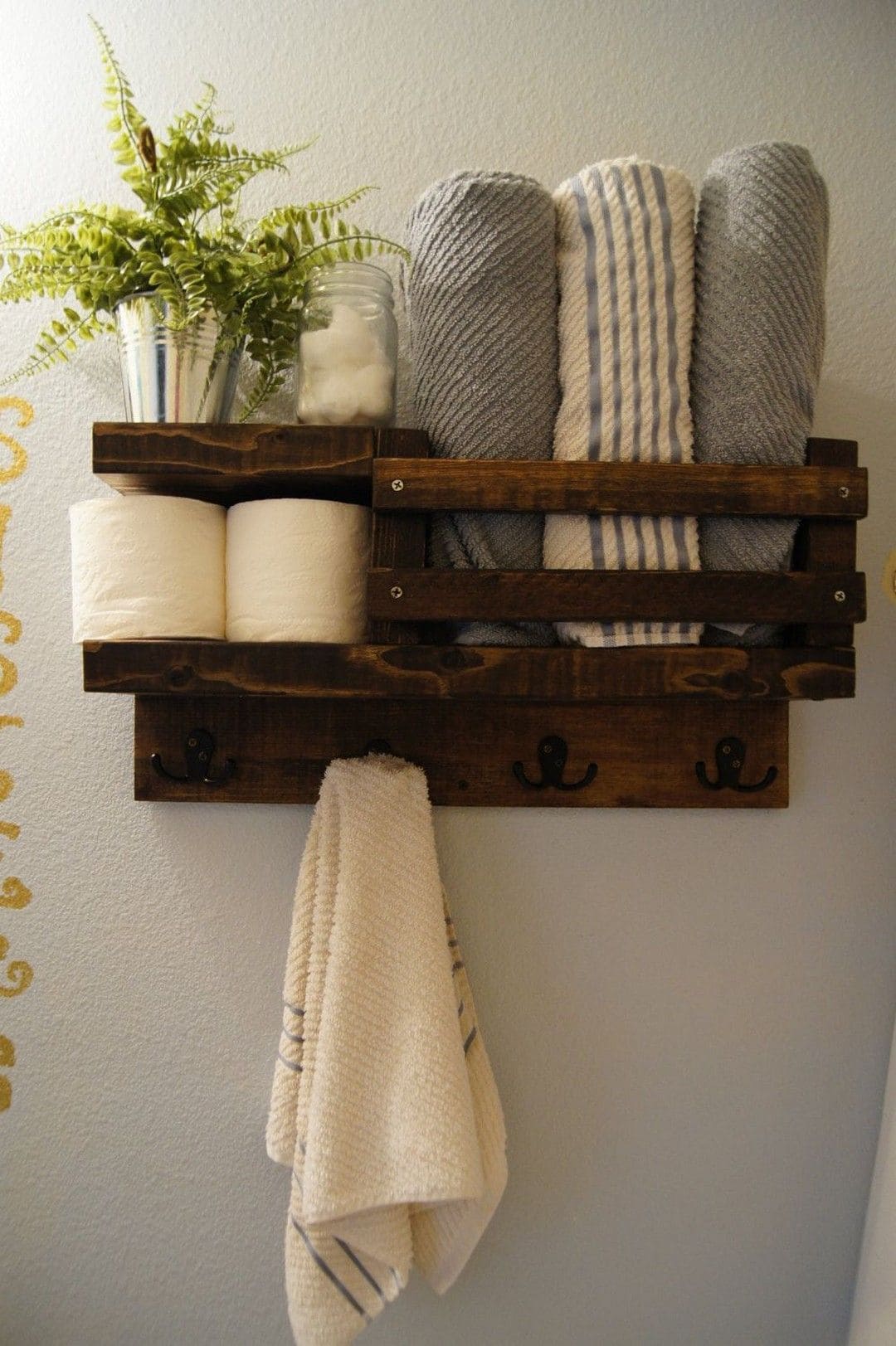 Pallet project ideas to decorate the bathroom - 73