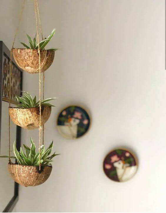 22 amazing coconut shell crafts to decorate your home - 145