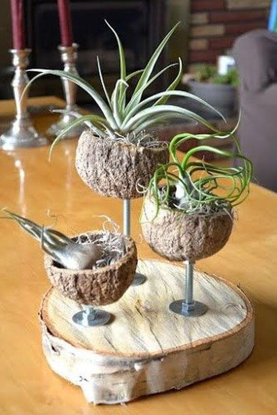 22 amazing coconut shell crafts to decorate your home - 173
