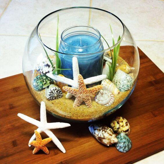 26 beach themed centerpieces to add coastal charm to your table - 169