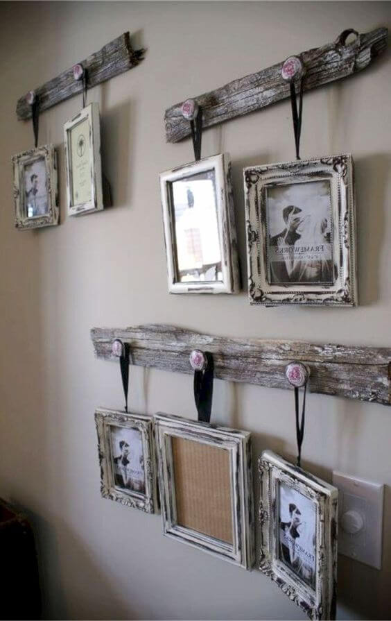 24 creative DIY ideas for displaying family pictures - 189