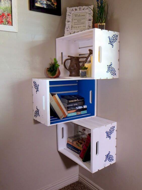 21 ideas for DIY corner shelves - 157