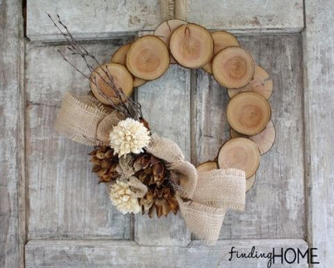 27 DIY ideas for natural fall wreaths - 197
