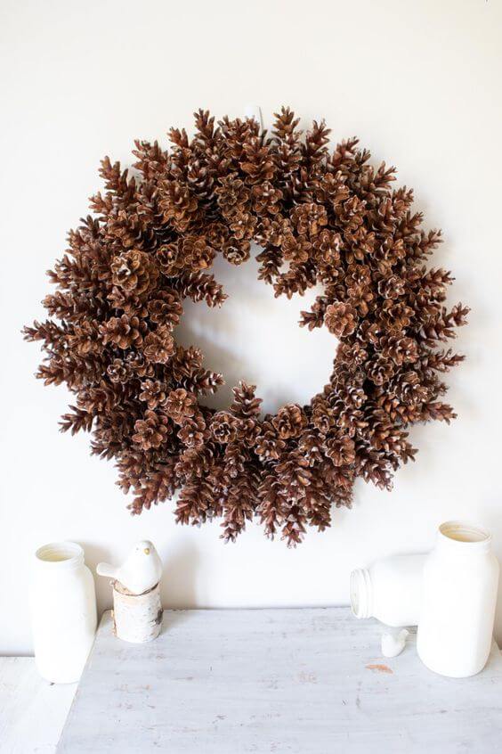 27 DIY ideas for natural fall wreaths - 207