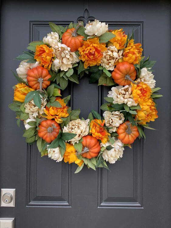 27 DIY ideas for natural fall wreaths - 217