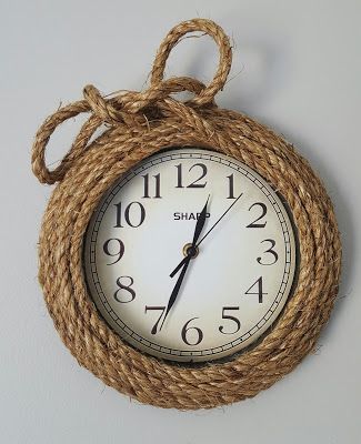 25 unique DIY faux wall clock ideas to decorate home - 189
