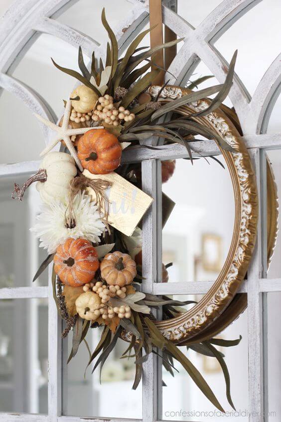 23 easy to make fall wreath ideas - 165