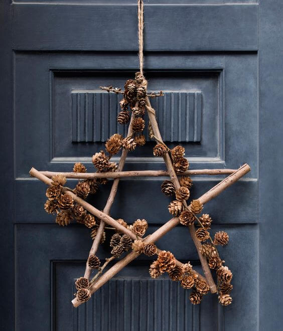 27 beautiful pine cone crafts to decorate your home - 185