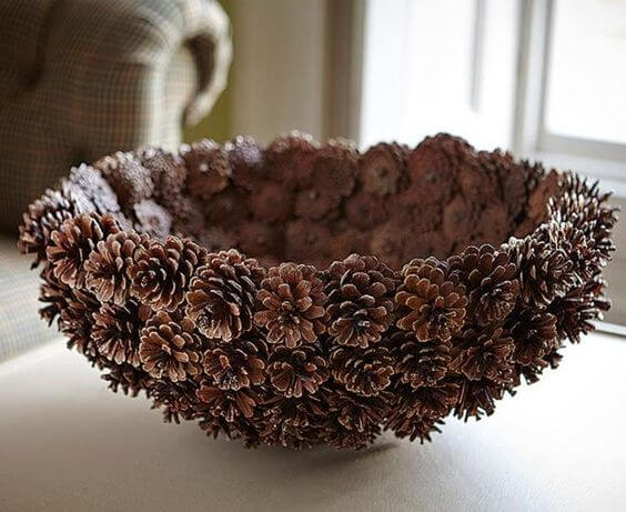 27 beautiful pine cone crafts to decorate your home - 193
