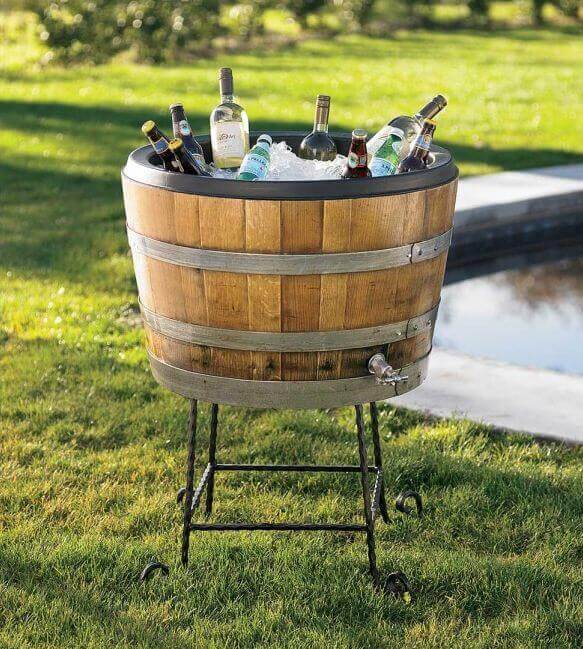 24 repurposed old wine barrel ideas for the garden - 181