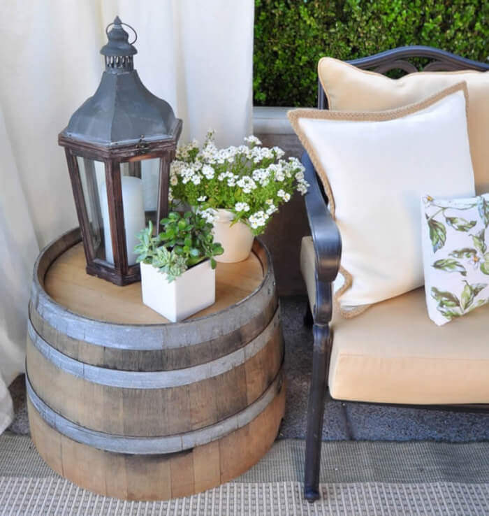 24 repurposed old wine barrel ideas for the garden - 195