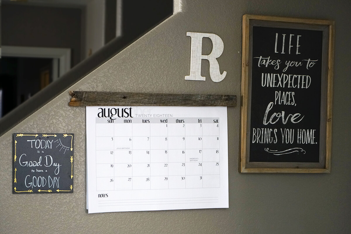 21 Best DIY Calendar Ideas to Add Your Own Style - 137