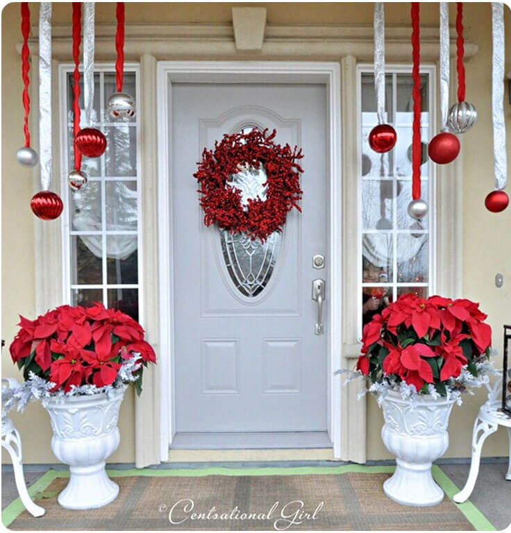 Brighten up your front porch with 43 amazing winter decorating ideas - 345