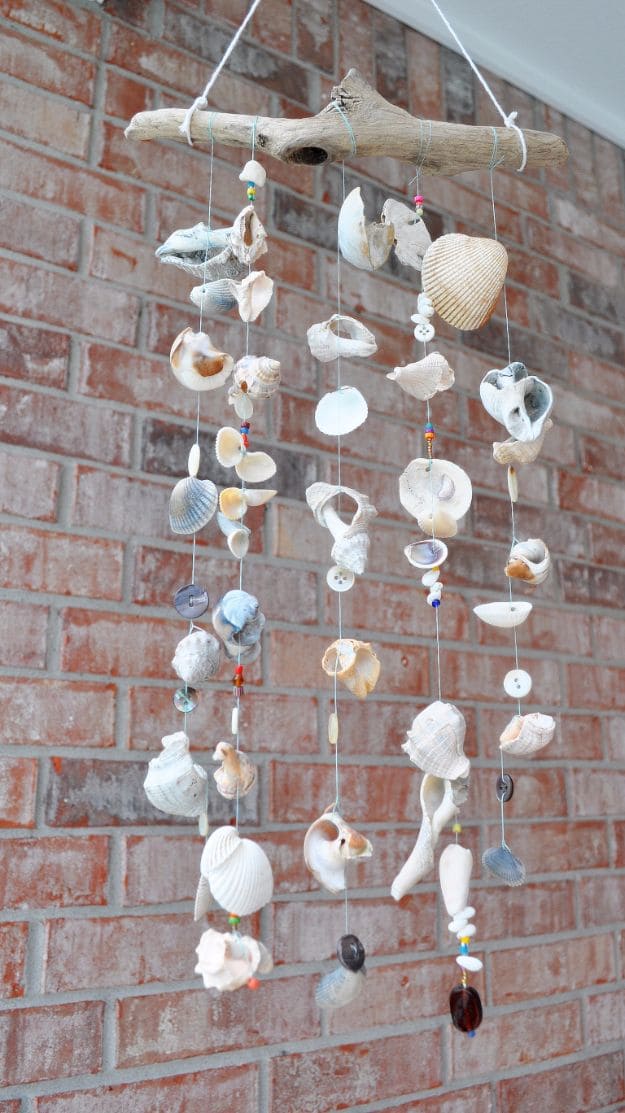 Easy DIY seashell ideas to decorate houses - 7