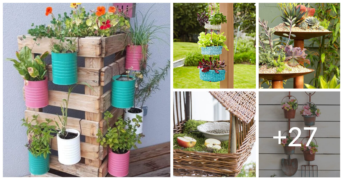 32 Colorful And Creative Gardening Decoration Ideas