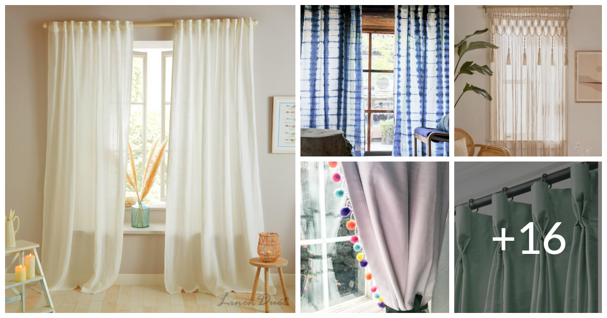 21 Gorgeous Curtain Ideas To Brighten Up Your Living Space