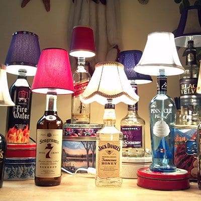 Creative DIY bottle lamp decoration ideas to decorate your home - 83