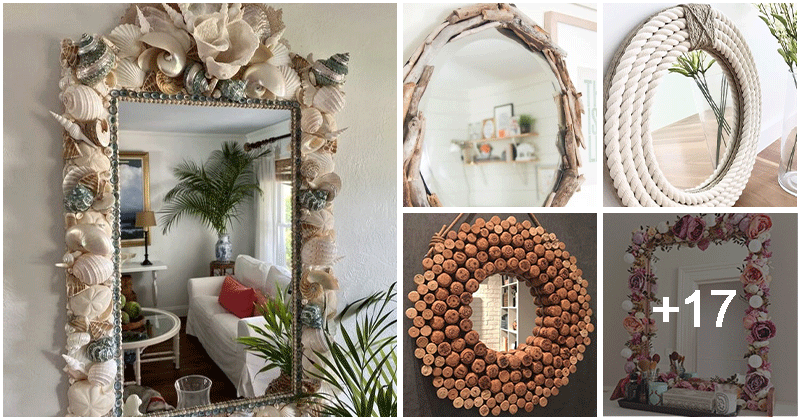 22 DIY Mirror Frame Ideas You Can Make Easily At Home