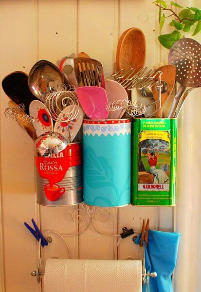 19 cheap storage ideas for your own kitchen utensils - 141