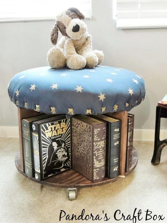 Creative Ottoman DIY Ideas from Recycled Items - 117