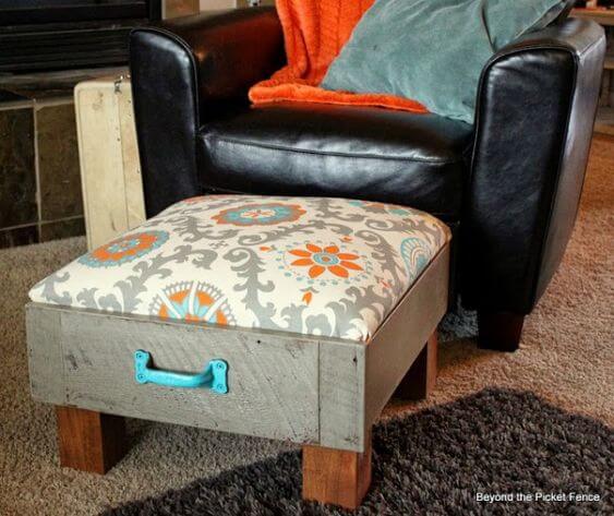 Creative Ottoman DIY Ideas from Recycled Items - 119