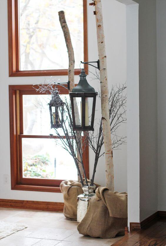 22 DIY home decorating ideas with birch trunks - 153