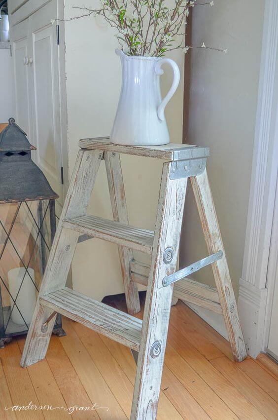 21 DIY projects for old ladders for home decoration - 149