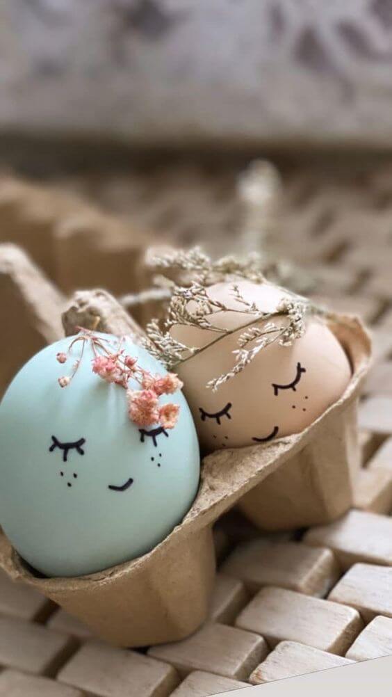 Funny eggshell craft ideas to decorate your home - 155