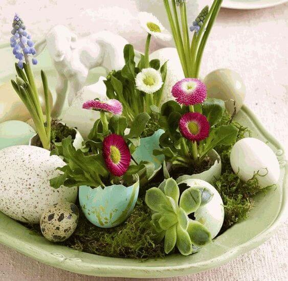 Funny eggshell craft ideas to decorate your home - 161