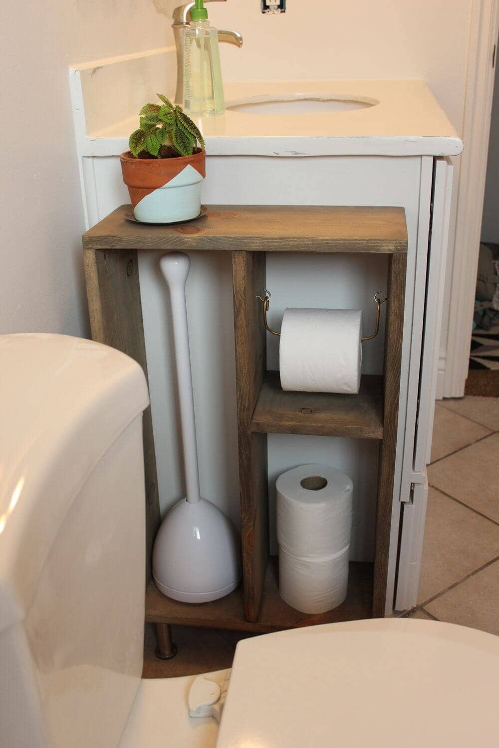 Pallet project ideas to decorate the bathroom - 67