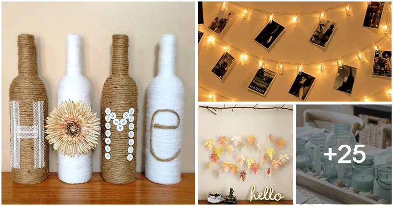30 Easiest Home Decor Ideas Everyone Can Make