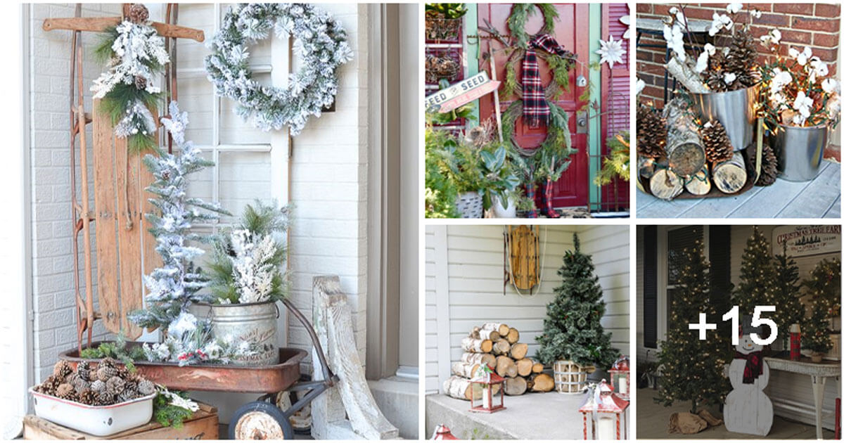 20 Fabulous Winter Porch Decoration Ideas