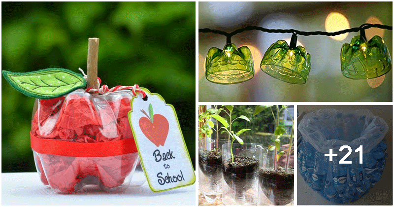 25 Fun and Practical Plastic Bottle Crafts For Home And Garden