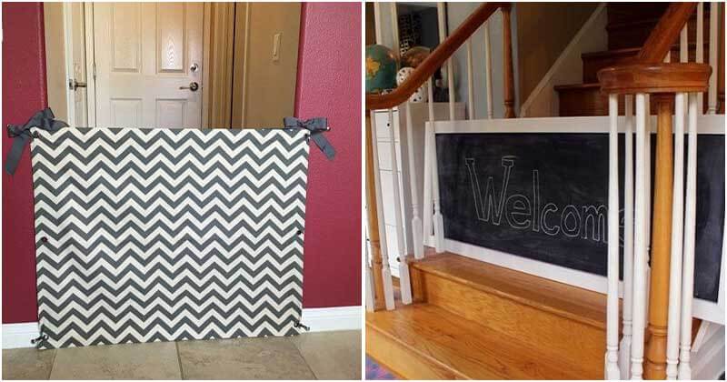 DIY Baby Gate ideas to keep your baby safe