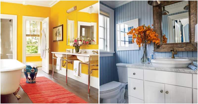 30 Mesmerizing Bathroom Color Ideas