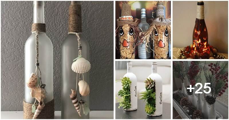 30 Cool and Fun Glass Bottle Crafts