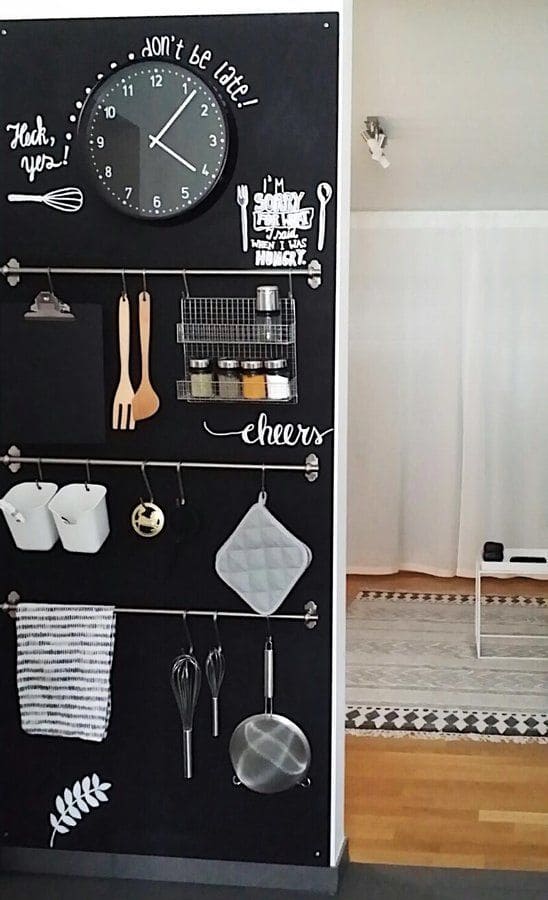 27 creative chalkboard ideas for your kitchen decoration - 69