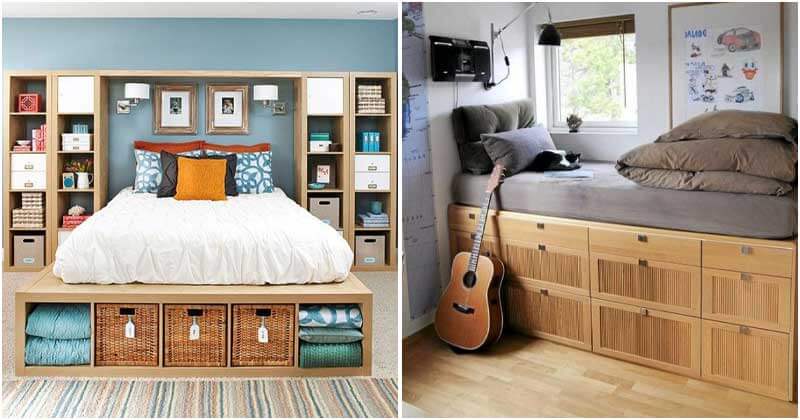 23 creative storage bed ideas to add to your bag - 149
