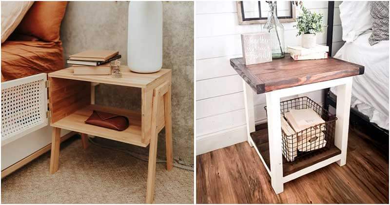 25 inspiring ideas to make your own bedside table - 71