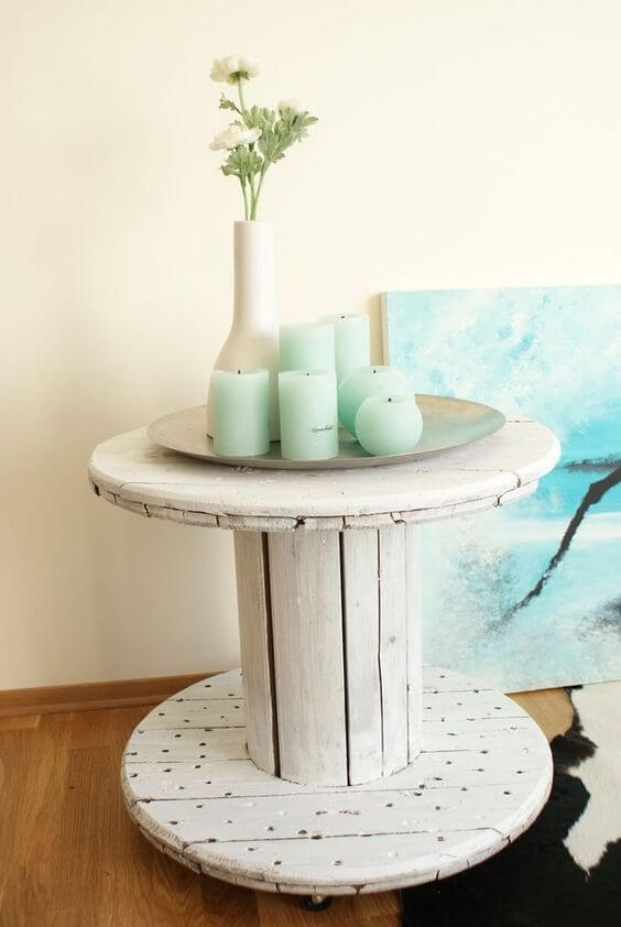 25 ideas for recycled cable spools for your home and garden - 183